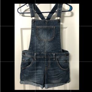 Girls denim overalls